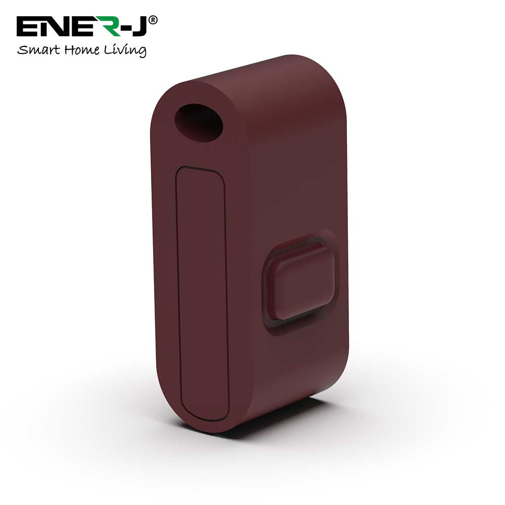 ENER-J Mini FOB Wireless Switch 1 Gang, Black  for ECO RANGE + 500W RF Receiver