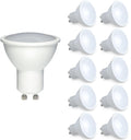LED Lamp- 7W GU10 Plastic Body SMD DIMMABLE LED, 500Lm 3000K (pack of 10pcs) - ENER-J Smart Home