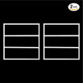 Pack of 2 Edgelit Borderline LED Panel with Middle Bars 40W 4000 Lumens, 2 Years Warranty, 6000K for Offices, Schools, Hotels, Restaurants