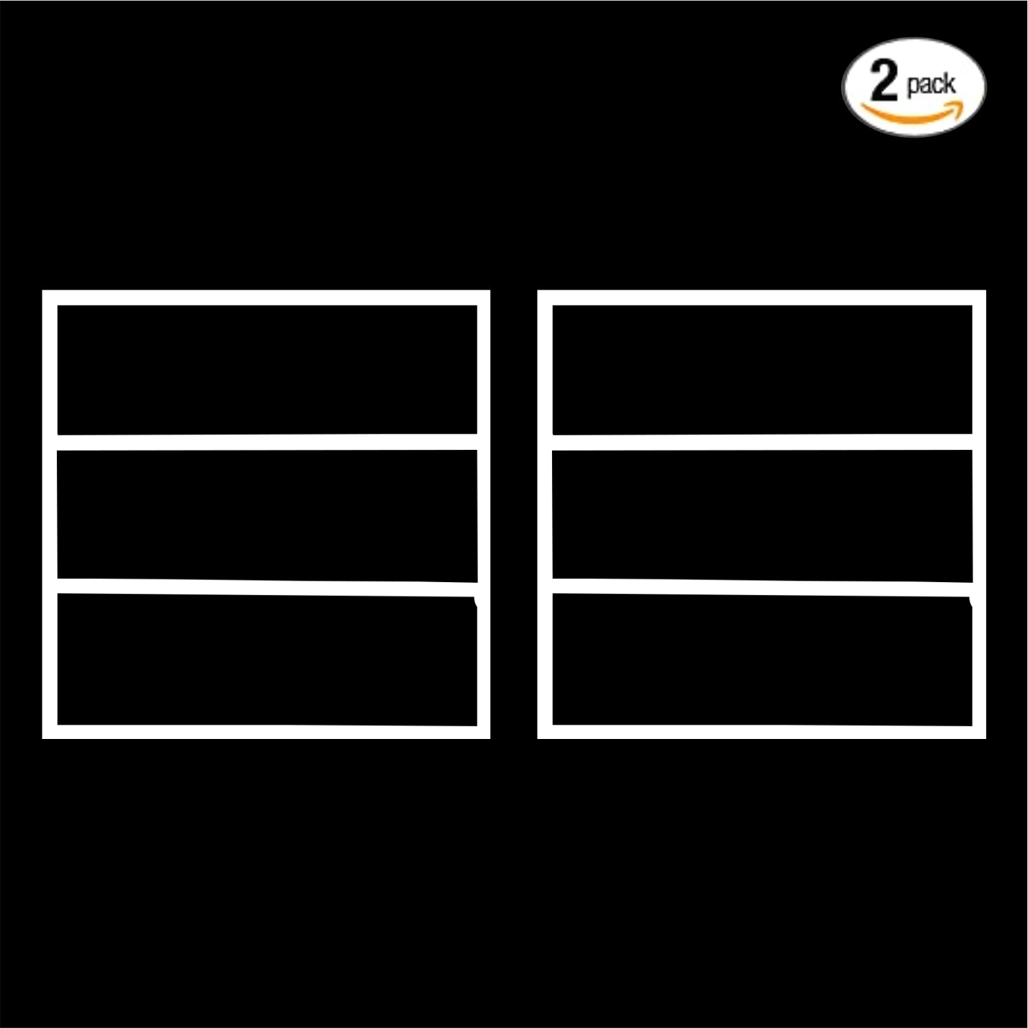 Pack of 2 Edgelit Borderline LED Panel with Middle Bars 40W 4000 Lumens, 2 Years Warranty, 6000K for Offices, Schools, Hotels, Restaurants