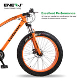 Orange 26 inches, 21 gear, Fat Sports Bike with High Carbon Steel
