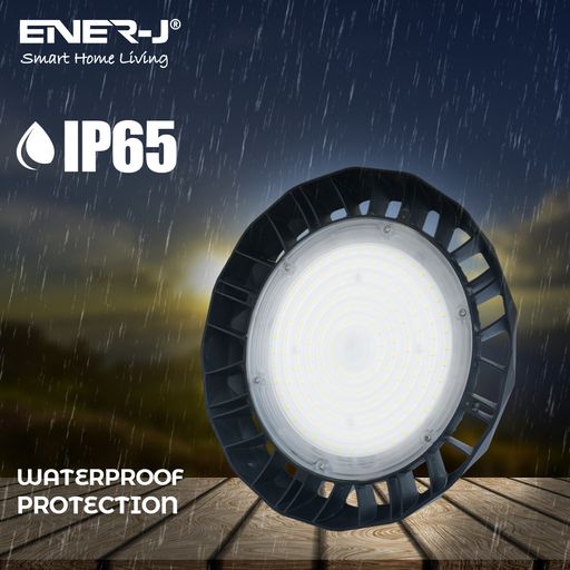 200W Pro UFO High Bay Light, 160 Lm/Watt, Power Adjustable (200W-160W-120W), CCT Adjustable, 1 Meter Output Cable, IP65, 5 Years Warranty