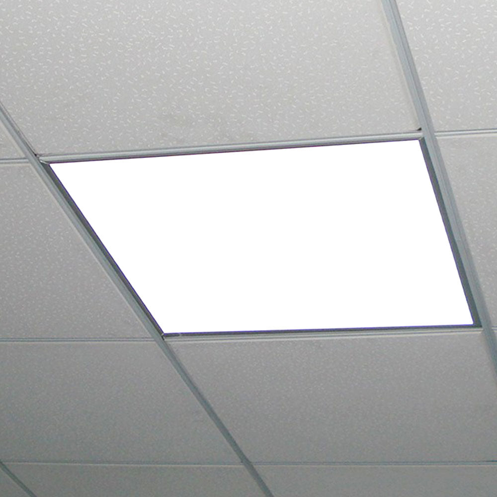 Ener-J Pack of 6 LED Slim Edgelit Ceiling Panels, 60x60cm, 40W, 6000K Cool White, 3600 Lumens