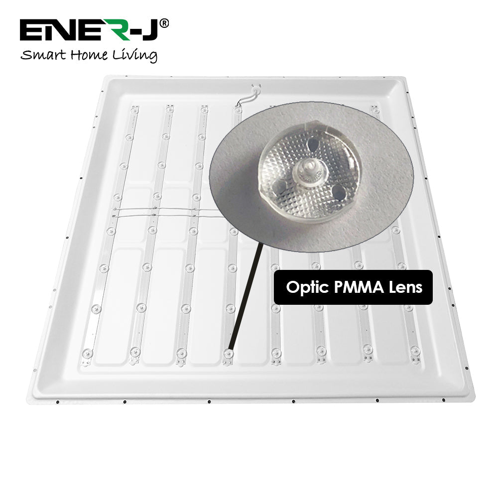 Backlit LED Panel 40W, 60x60cms, TPA Diffuser, Premium Range, Surface Mounting Frames, 4000 Lumens 4000K | Pack of 2