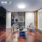 12W Ceiling Light With Microwave Sensor 960 Lumens CCT Changeable Warm White to Cool White, 250*55mm IP44 With Quick Connector
