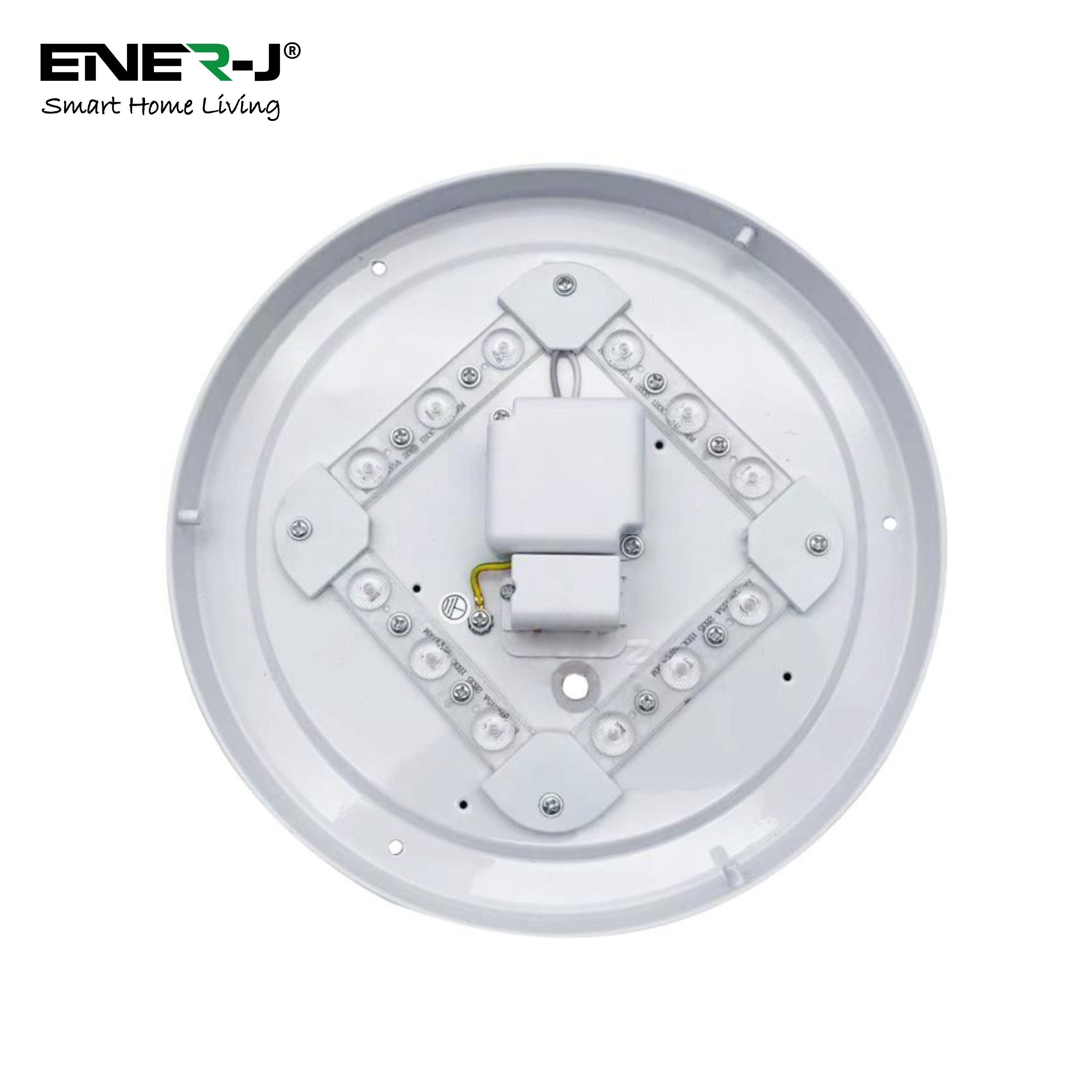 12W Ceiling Light With Microwave Sensor 960 Lumens CCT Changeable Warm White to Cool White, 250*55mm IP44 With Quick Connector