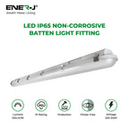 LED Non Corrosive IP65 Batten Fitting Light 120cms 40W 6000K, 4800 Lumens Ultra Bright, Up to 20000 Hours of Operation, Instant Start, Ideal for Parking Lots, Garages  | Pack of 6