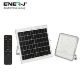 100W LED Floodlight Outdoor with Solar Panel, IP65 Waterproof, 1700 Lumens, Wall Light Work Lighting for Garage, Garden, etc