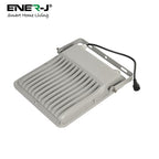 100W LED Floodlight Outdoor with Solar Panel, IP65 Waterproof, 1700 Lumens, Wall Light Work Lighting for Garage, Garden, etc