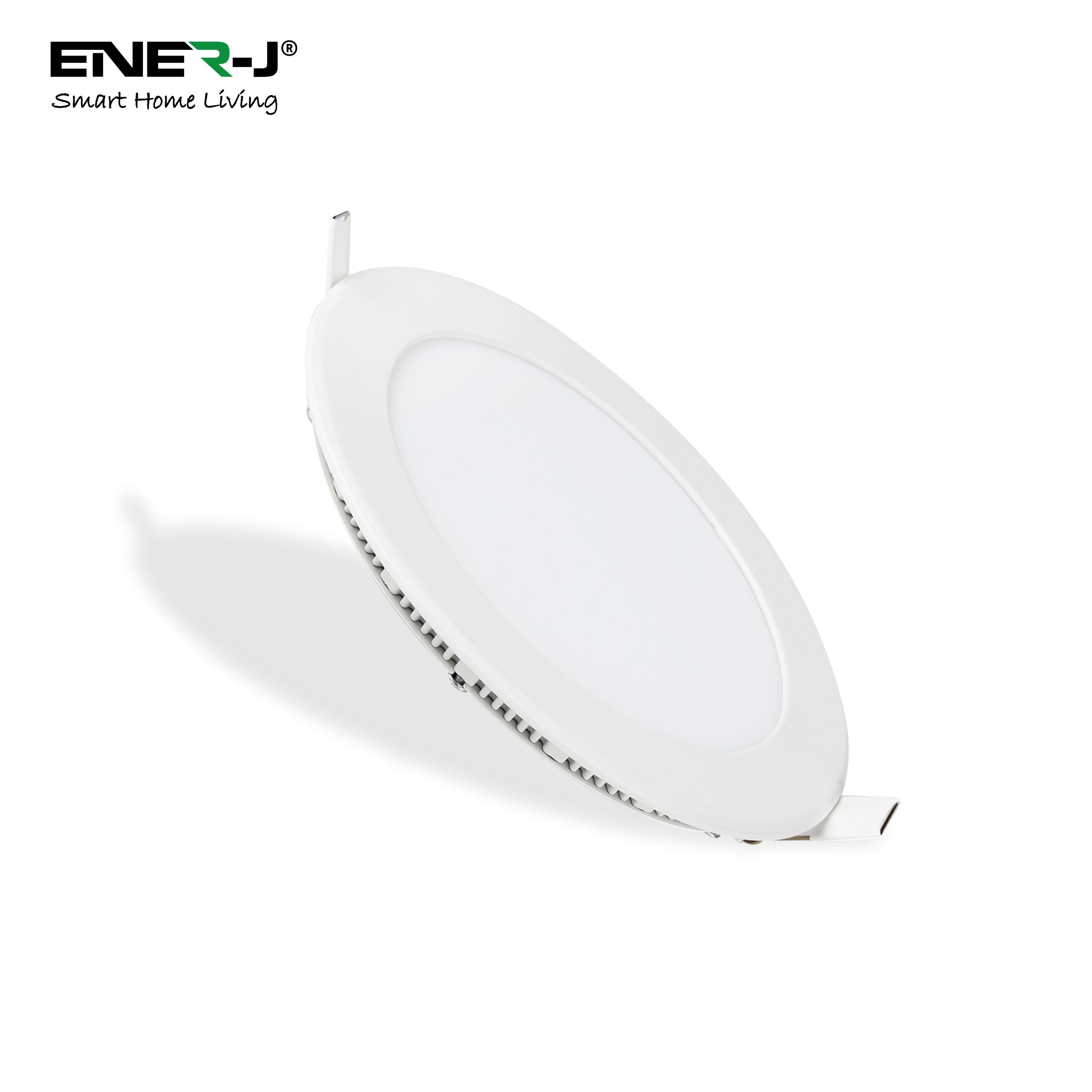 Pack of 4 18W Recessed Round LED Downlight Mini Panel 220mm Diameter, 205mm Hole Size, CE Driver, 4000K, 20000 Hours Long Life