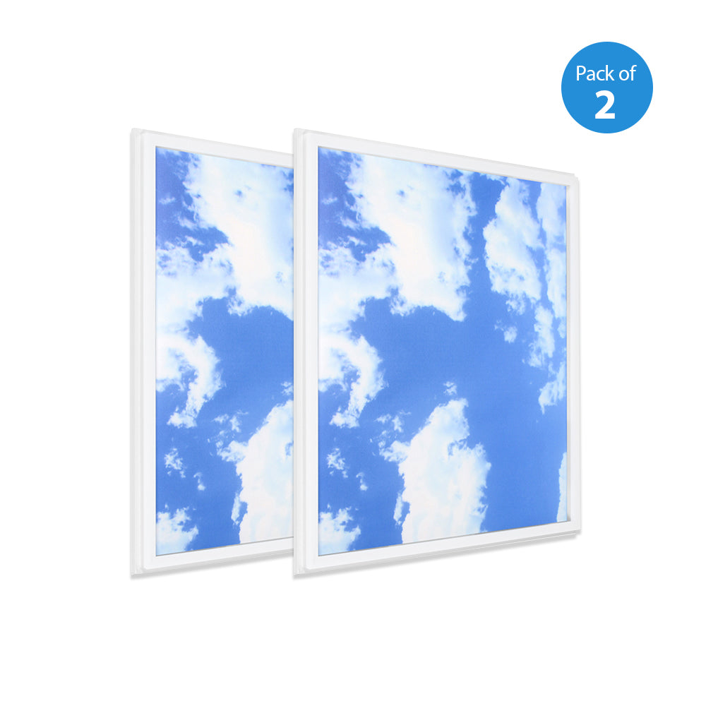 SKY Cloud 2D with Borderline LED Backlit Panel, 60x60cms, 40W, 2pcs pack