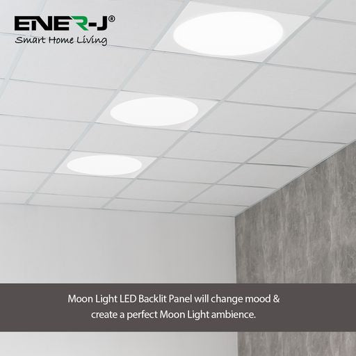 Moon Light LED Backlit Panel Light, Ceiling Downlight Lamp, 60x60cms, 3400 lumens, 3 Years Warranty for Office, Meeting Rooms, Conference Rooms, Corridors, Dental & Doctors Practice Rooms, Waiting Rooms | Pack of 2 - 4000K