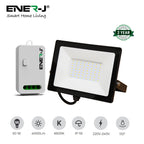 50W LED Floodlight Pre Wired with ECO Series 500W Non Dimmable RF receiver