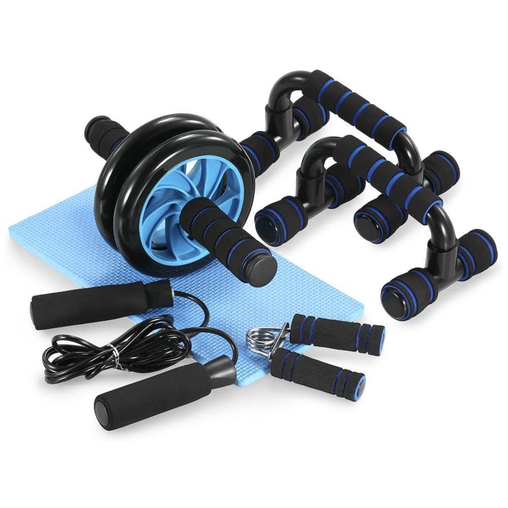5 in 1 Home Training Ab Roller Wheel Kit Equipment, Fitness Invention – ENER-J Smart Homes