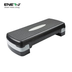 Fitness Aerobic Stepper, Adjustable 2 Height Levels, Non-Slip Step Platform for Aerobic Exercise, Cardio, Stamina and Resistance Training, Up to 115 KG Load