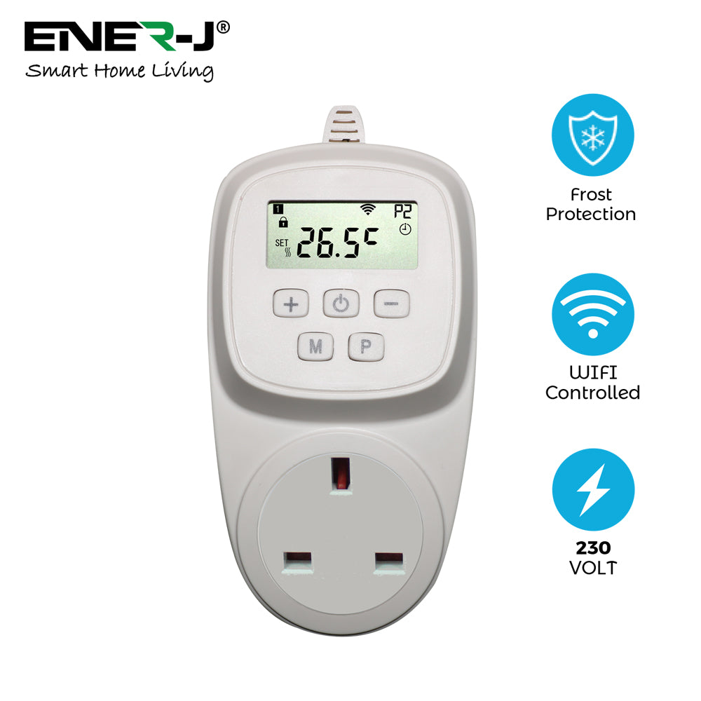 Wifi Thermostat For Infrared Heating Panel IH1003, IH1004, IH1007 With UK Plug Max 3680W