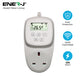 ENER-J Smart WiFi Thermostat Plug for Infrared Heating Panels IH1003, IH1004, IH1007, 3680W Max Load, App & Voice Control with Alexa & Google Home, UK Plug