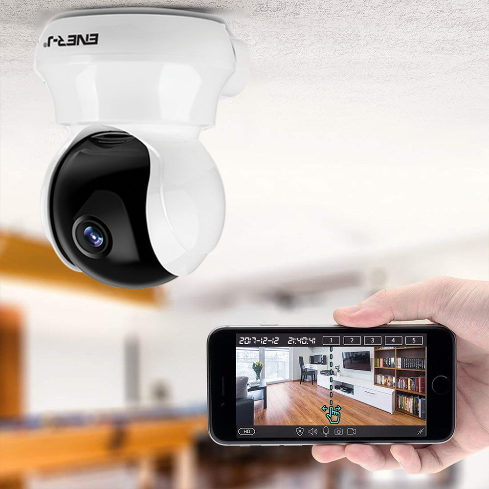 Multifunction Wireless IP Camera (Wireless Pan Tilt HD 720P Security Network CCTV IP Camera Night Vision WIFI IR) - ENER-J Smart Home