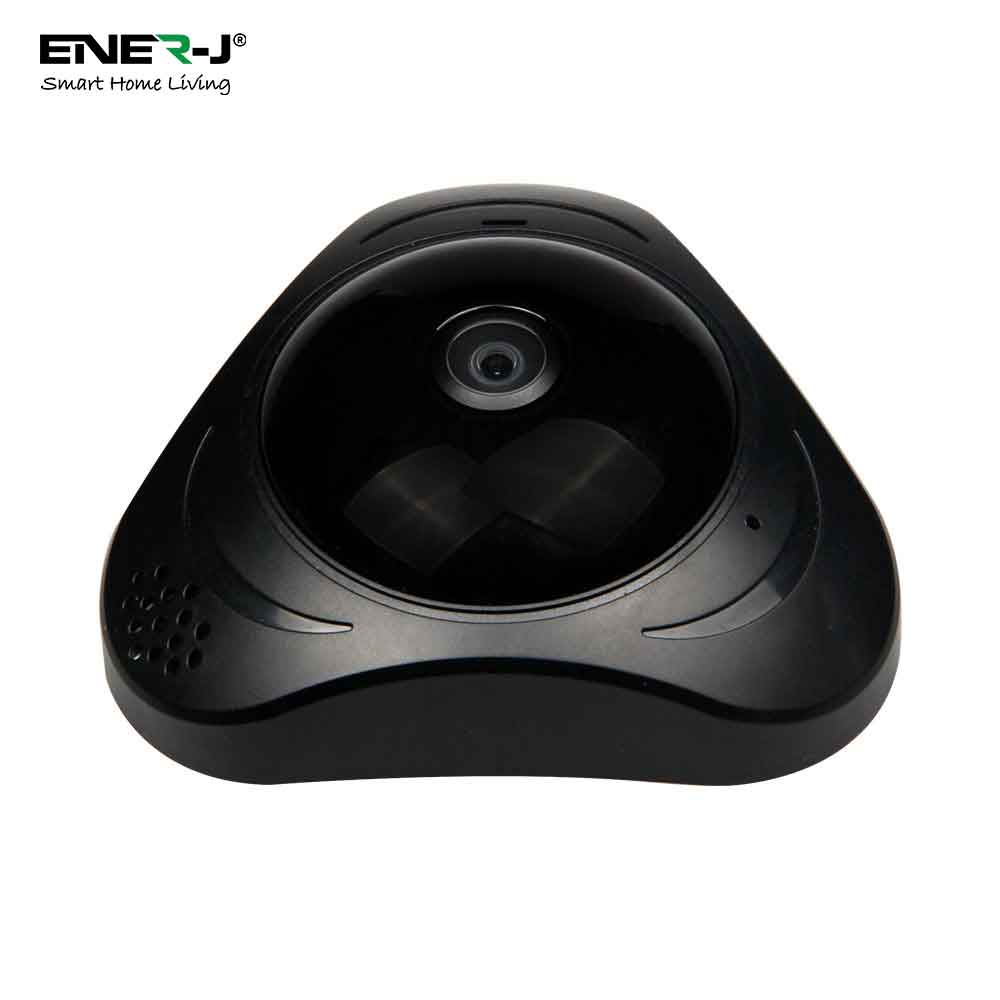 Smart WiFi VR 360 IP Camera Panoramic View Home & Office Security IR Night Vision, Motion Detection, Remote Viewing on Phone App