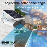 Solar Powered 1080P Outdoor IP Camera, Wi-Fi Camera with 2-Way Audio, IR-Cut Night Vision, PIR Motion Detection, IP65 Waterproof, No Cables or Batteries Needed