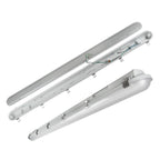 LED Non Corrosive IP65 Batten Fitting Light 120cms 40W 6000K, 4800 Lumens Ultra Bright, Up to 20000 Hours of Operation, Instant Start, Ideal for Parking Lots, Garages  | Pack of 6