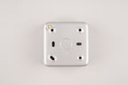 13A Metal Clad Single Wall Socket with switch - ENER-J Smart Home