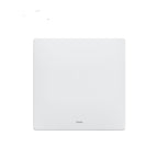 Ener-J 1 Gang Smart WiFi Push Button Light Switch White, No Neutral Required, LED Indicator, App & Voice Control (Alexa, Google, Siri)