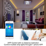 Smart WiFi RGB Led Strip Light Controller + Remote Control, Compatible with Android and iOS