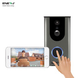 Smart Wireless Video Door Bell With In-Built Battery & Free 16GB SD Card, 2 Way Audio Talk, Motion Detection, PIR Motion Detection and IR Night Vision