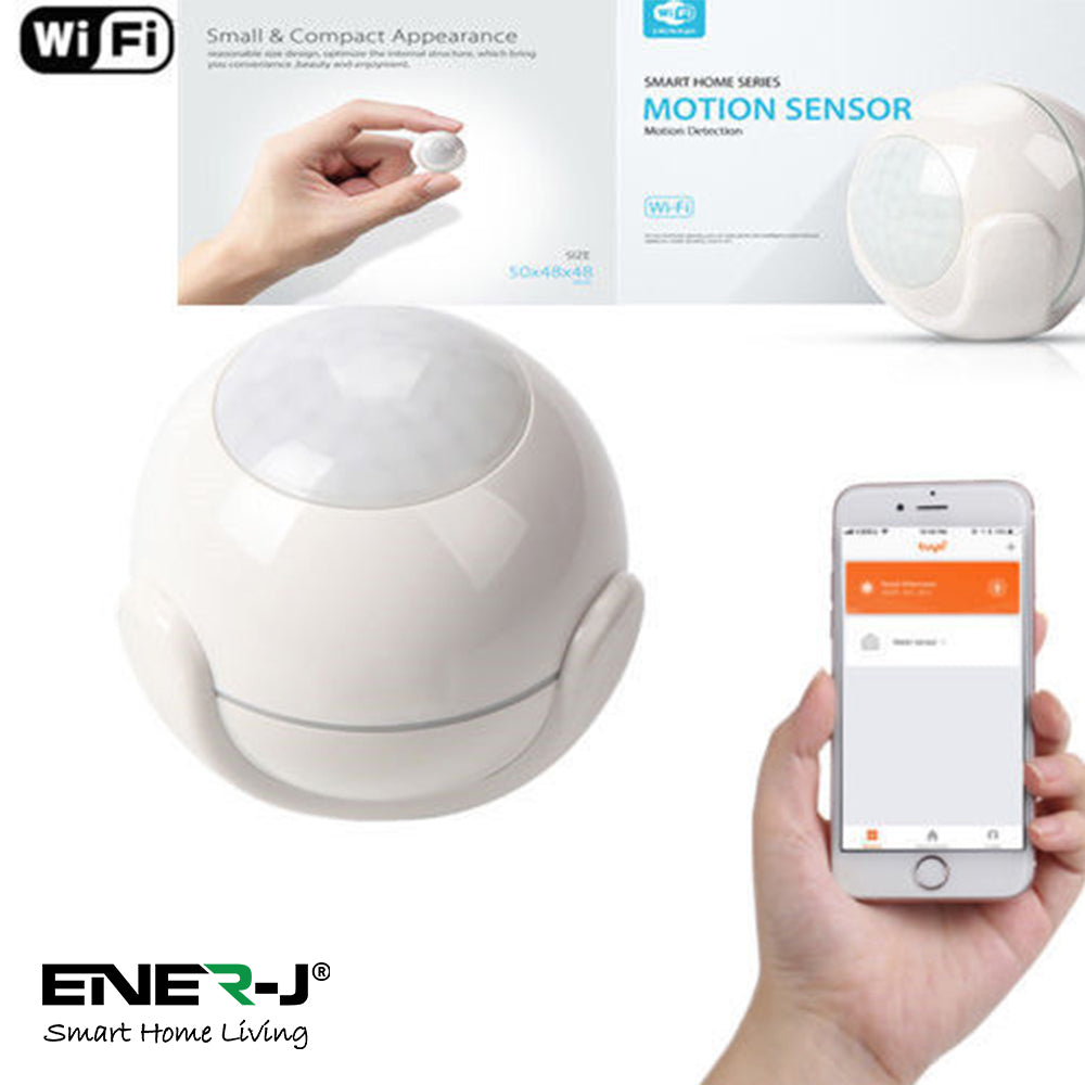 Smart Wireless WIFI PIR Motion Sensor Detector Home Alarm System, Work
