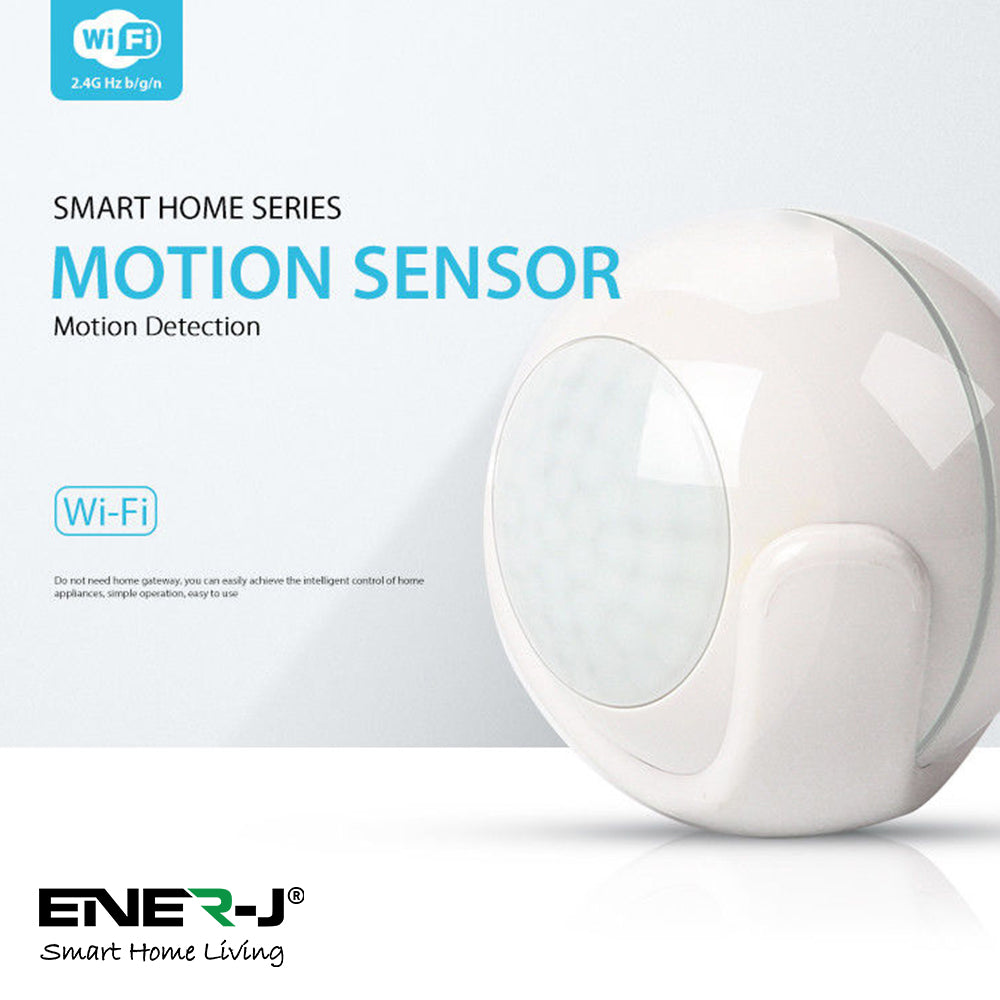 Smart Wireless WIFI PIR Motion Sensor Detector Home Alarm System, Work