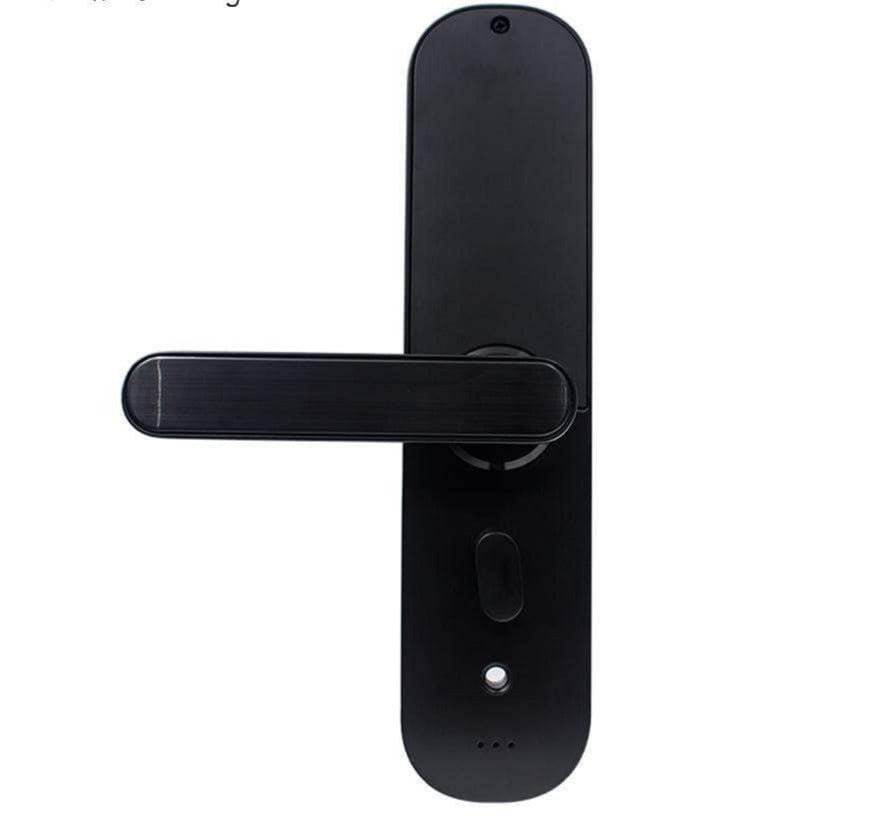 Smart WiFi Doorlock Black Body - Left Handle - ENER-J Smart Home