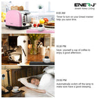 Pack of 3 Wi-Fi Smart Plug EU Outlet with Energy Monitoring, Works with Amazon Alexa, Google Home, Wireless Smart Socket Remote Control Timer Plug Switch, No Hub Required. Max Load 1600W | Pack of 3