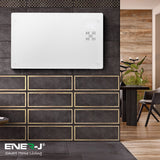 Wall Mount Smart Space Heater Panel, Tempered Glass 2000W Heater, The Most Silent Economic & Energy Efficient