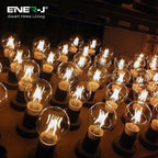 ENERJ Smart WiFi Filament Bulbs 6.5W E27 LED, CCT Colour Changing, Dimmable, App & Voice Control | Single pack