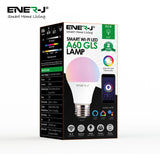 9W E27 Smart Bulb Alexa, A60 GLS E27 Base RGB + CCT Changing WiFi Dimmable, Compatible with Alexa and Google Home, App & Voice Control