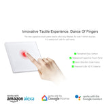 1 Gang Smart Touch Switch with Timer, APP & Voice Control, Smart Alexa Light Switch Works with Amazon and Google Home, No Neutral Required