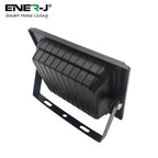 Ener-J Smart WiFi 16W RGB LED Floodlight, IP65 Weatherproof Outdoor Light with 1600lm Brightness, App & Voice Control (Alexa/Google), Timer & Custom Scenes via ENERJSMART