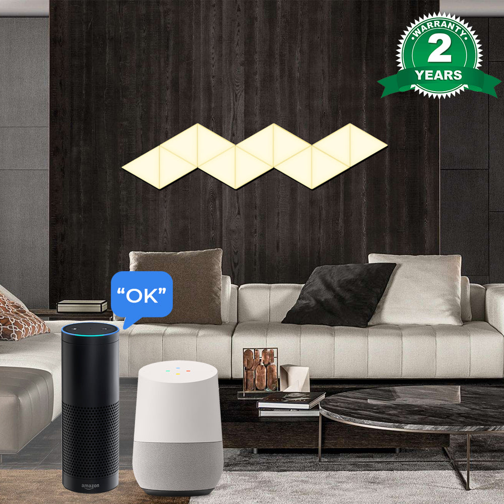 Smart Triangle Light Set with 6pcs Lights | ENER-J Smart Home