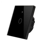 Ener-J Smart 1 Gang Touch Switch (Black), No Neutral Wire Required, WiFi, App & Voice Control