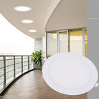 18W Recessed Round LED Downlight Mini Panel 220mm Diameter, 205mm Hole Size, CE Driver, 20000 Hours Long Life, 2 Years Warranty | Single Pack - 4000K