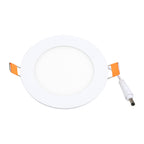 Pack of 4 12W Recessed Round LED Downlight Mini Panel 170mm Diameter, Hole Size 160mm | Pack of 4 - 3000K