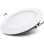 Pack of 4 12W Recessed Round LED Downlight Mini Panel 170mm Diameter, Hole Size 160mm | Pack of 4 - 3000K