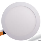 Pack of 4 12W Recessed Round LED Downlight Mini Panel 170mm Diameter, Hole Size 160mm | Pack of 4 - 3000K