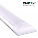 Pack of 2 LED Prismatic Battens IP20 18W 60cms 3000K