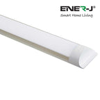 Pack of 2 LED Prismatic Battens IP20 18W 60cms 3000K