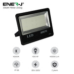Ener-J 400W LED Floodlight, 120 lm/W Ultra Bright Outdoor Light, IP65 Waterproof, 6500K