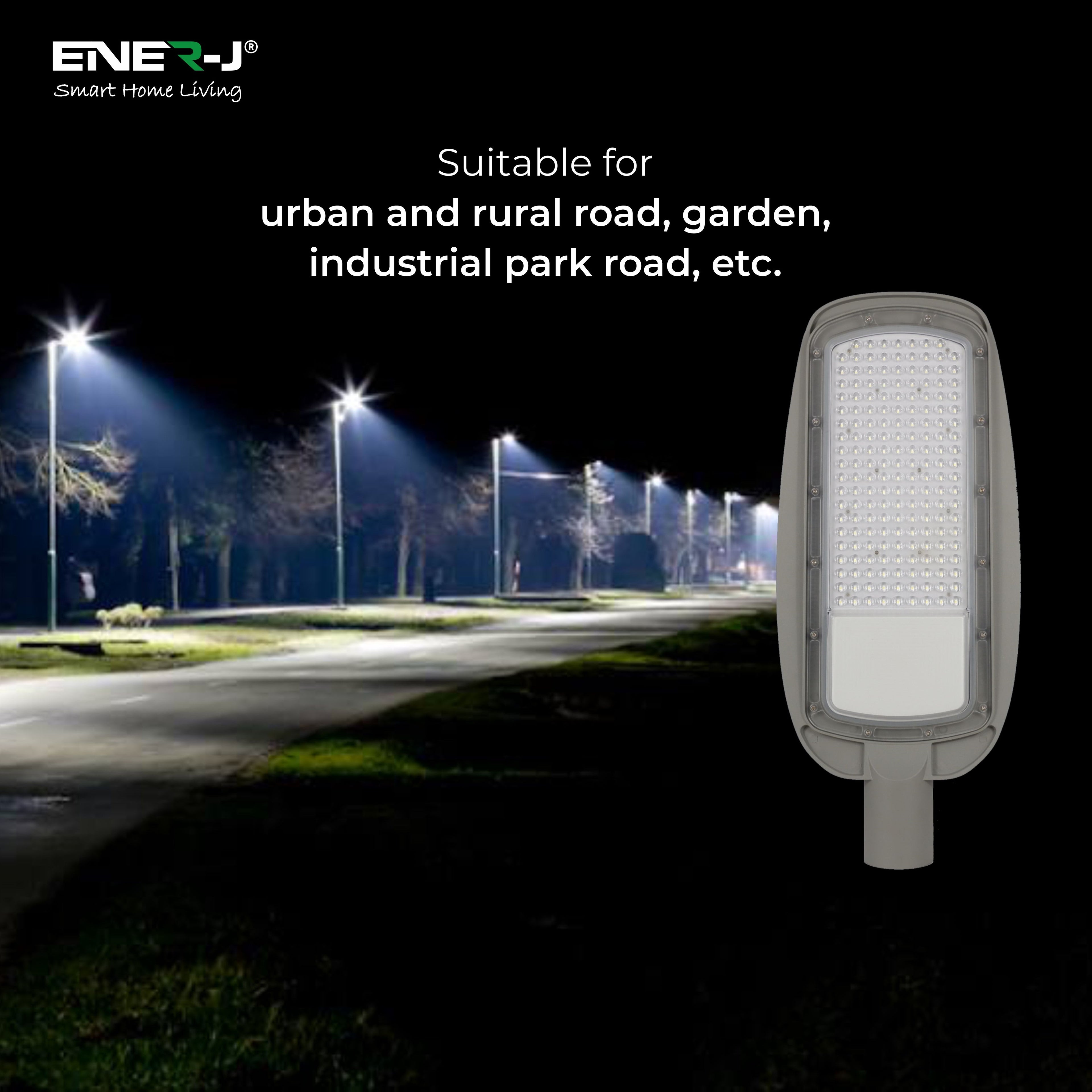 150W LED Streetlight Waterproof IP65 6000k Wall Light, Ideal Street Lamp To Install At a Height Of 6-8 Meters, 5 Years Warranty