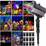 12 Patterns Christmas LED Projector Waterproof Spotlight for Halloween, Christmas, Wedding Party & Birthday Party Decoration Lights - ENER-J Smart Home