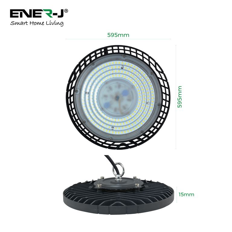 ENER-J 200W ECO UFO Highbay, 20000 Lumens, 6000K